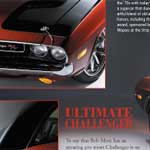 <strong>'70 Dodge Challenger R/T Gatefold</strong> - Photoshop, Quark; print size 22 by 10