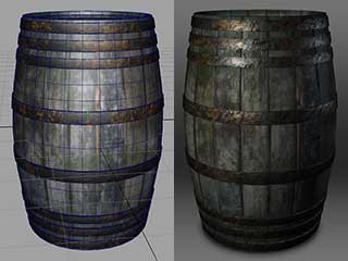Barrel geometry and texture