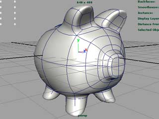 Subdivision piggy model